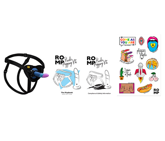 Пояс Strap-on з Ділдо Piccolo Pegging Kit Romp