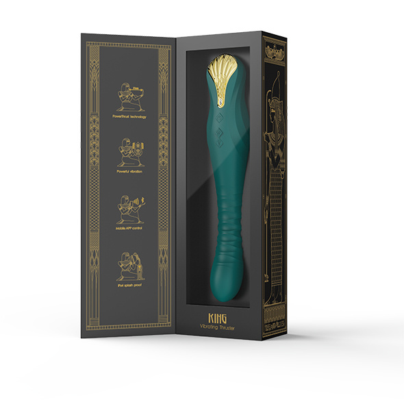 Wibrator Zalo King Vibrating Thruster Turquoise Green