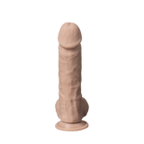 Дилдо з Присоскою 22,9 см Real Skin Модель 1 9" Flesh Silexd