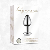 Korek analny z czystym kwarcem La Gemmes Butt Plug Clear Quartz