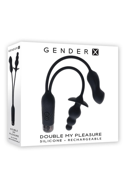Podwójny Wibrator Analny Double My Pleasure Gender X
