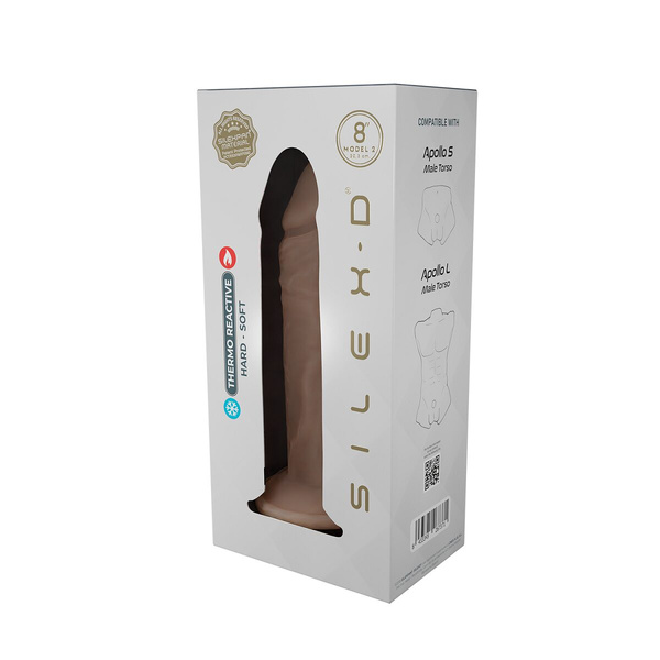 Силіконове Дилдо 15 см Модель 2 6" Flesh Silexd