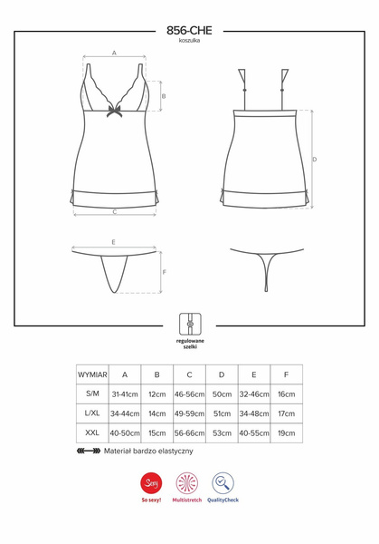 856-CHE-1 chemise L/XL