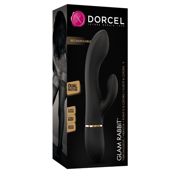 Вібратор Кролик Glam Rabbit Black Dorcel
