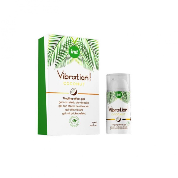 Стимулюючий гель Vibration! Coconut Oli Vegan 15 Ml intt