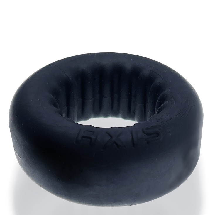 Oxballs - Axis Rib Griphold Cockring Ice Black