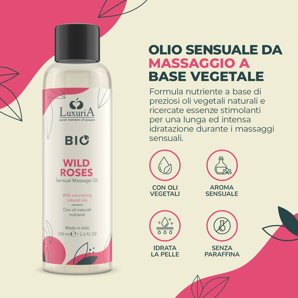Масло для масажу Luxuria Bio Oil Wild Roses 100 мл IntimateLine