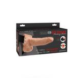 Fetish Fantasy Series 6" Hollow Strap-On with Remote Light