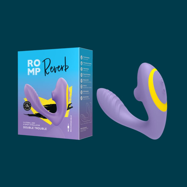 Double stimulator clitoris and G-spot Reverb Lilac Romp