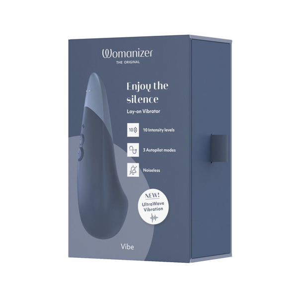 Стимулятор клітора Vibe Dark Blue Womanizer