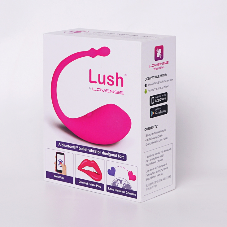 Lovense Lush vibrating egg pink