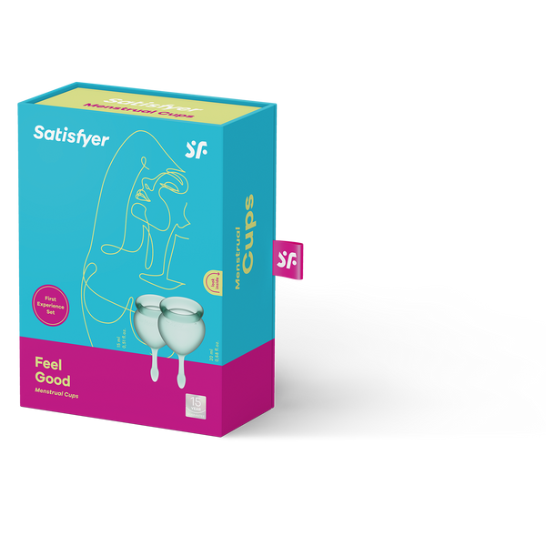 Kubeczki Menstruacyjne Feel Good Menstrual Cup Set Satisfyer