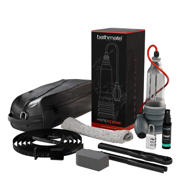 Bathmate HydroXtreme8 Penis Pump Clear Transp.