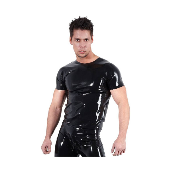 Латексна чоловіча футболка T-Shirt black M LateX