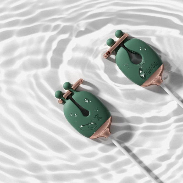 No.2 Vibrating Nipple Clamps Green Qingnan