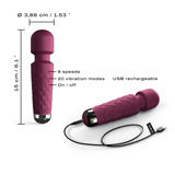 Mini Wanderful Plum Wand Vibrator Dorcel