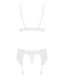 810-Seg Komplet Bielizny Biały S/M Obsessive