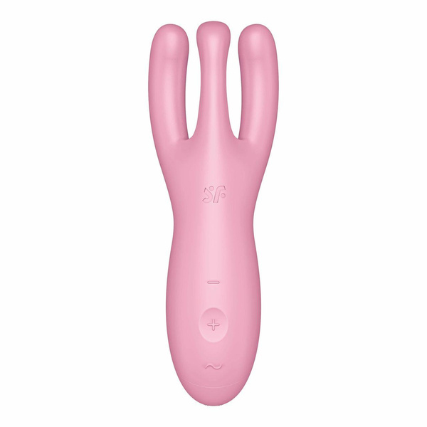 Вібратор для клітора Threesome 4 Connect App Pink Satisfyer