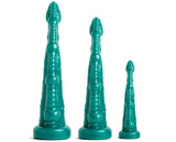 Fantazyjne Dildo Sigmaloid Med Metallic Green Vac M/L Mr Hankeys