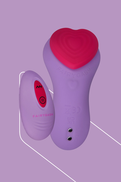 Інтимний масажер Heartgem фіолетовий FairyGasm
