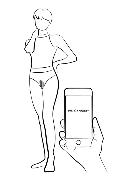 Вібруюче яйце Jive Синє We-Vibe