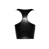 Топ F275 Snake Wetlook With Front Zipper Xl Noir Handmade