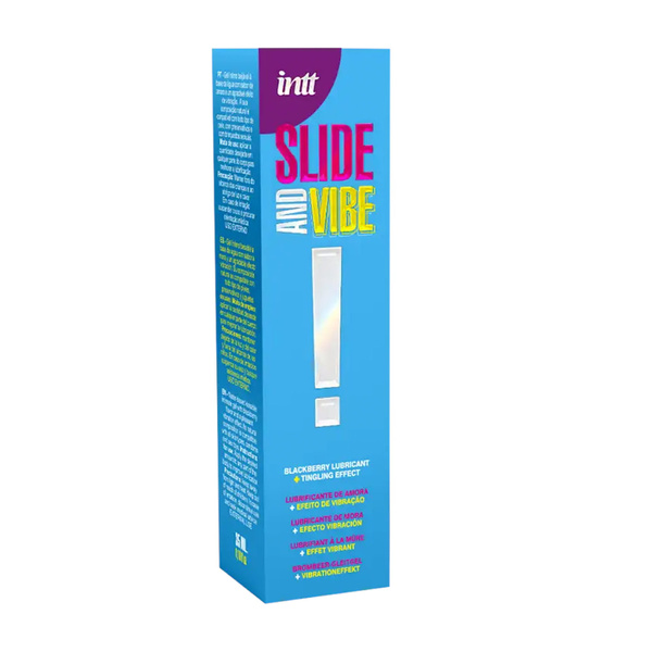 Водний лубрикант з ефектом вібрації Slide And Vibe! 35ml intt
