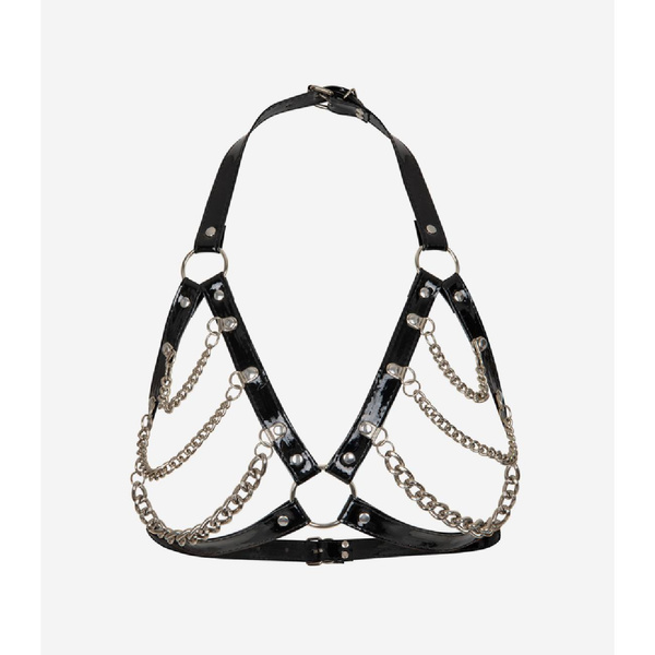 Harness-bra with chains Black HellRider