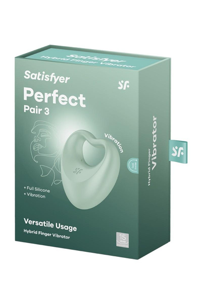 Вібратор 2в1 Perfect Pair 3 зелений Satisfyer