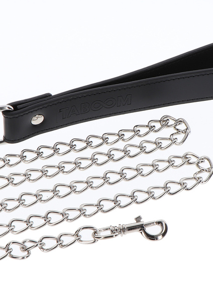 Taboom Elegant Collar and Chain Leash Black