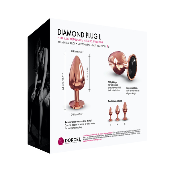 Diamond Plug Rose Gold L Dorcel