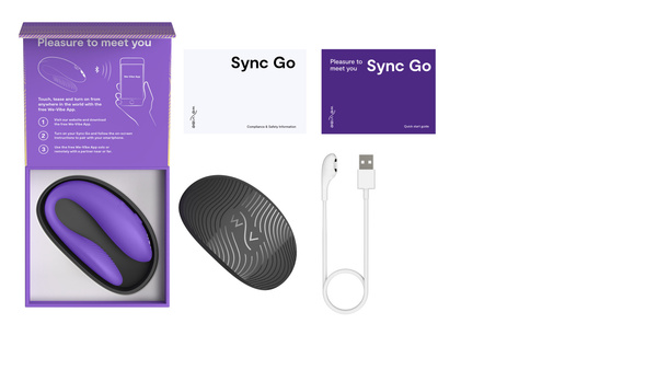 Wibrator dla par Sync Go Light Purple We-Vibe