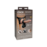 King Cock Elite Ultimate Vibrating Silicone Body Dock Kit Remote