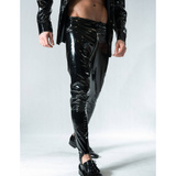 Legginsy z zamkiem z lacku czarne S HellRider
