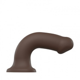 Wyjątkowo Miękkie Dildo Silicone Bendable Dildo Double Density Xl Chocolate Strap-on-me