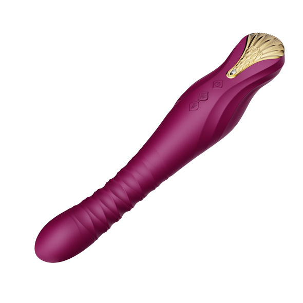 Вібратор King Vibrating Thruster Velvet Purple Zalo