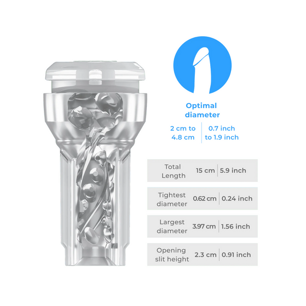 Мастурбатор Kiiroo Feel Pocket Stroker Crystal KIIROO
