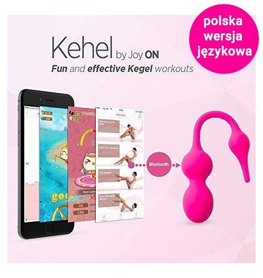 Kehel Kulki Do Ćwiczenia Mięśni Kegla Z Polską Aplikacją Joy ON