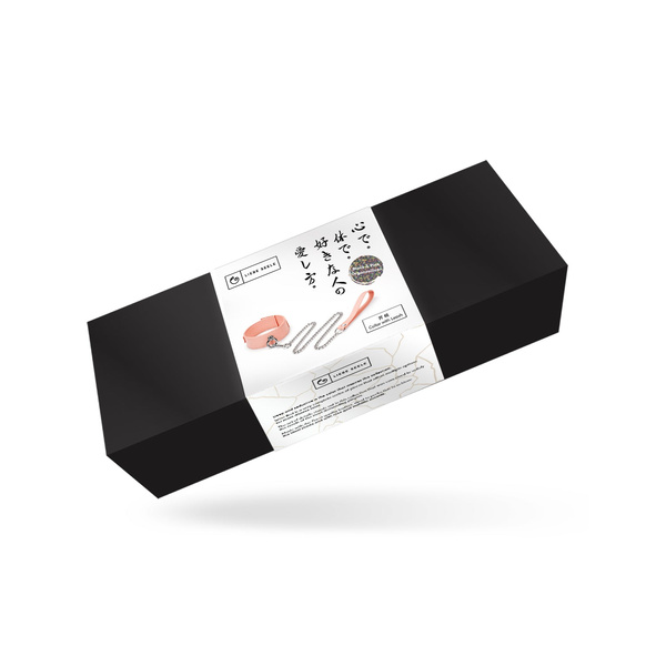 Нашийник Pink Organosilicon Collar With Leash Liebe Seele