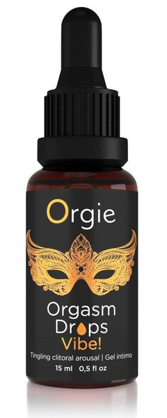 Orgie Orgasm Drops Vibe Peach Flavor 15 ml