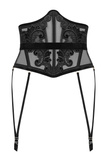 Petitenoir Tulle Waspie with embroidery, suspenders and belt XL