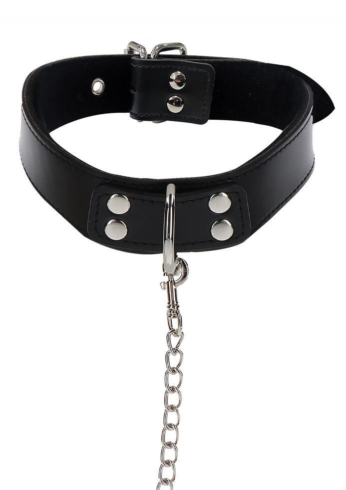 Taboom Elegant Collar and Chain Leash Black