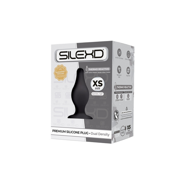 Silexd Anal plug 6.5 cm Plug XS Black