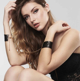 Desir Metallique Mesh Black Handcuffs Bijoux Indiscrets