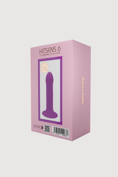 Силіконовий Ділдо Преміум Hitsens Модель 6 Фіолетовий Adrien Lastic