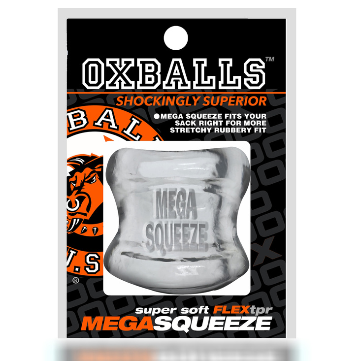 Oxballs - Mega Squeeze Ergofit Ballstretcher Transp.