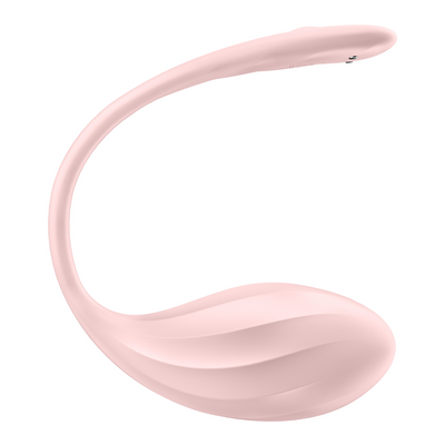 Satisfyer Ribbed Petal Connect App - Wibrator dla par - Rose