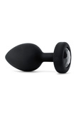 Анальний пробка Vibrating Jewel Plug Xxl Black b-Vibe