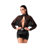 Sukienka F348 Opium Mini Dress L Noir Handmade