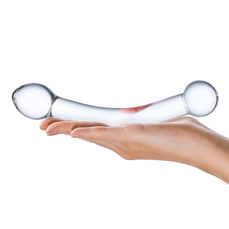 Glas Curved G-Spot Stimulator Glass Dildo